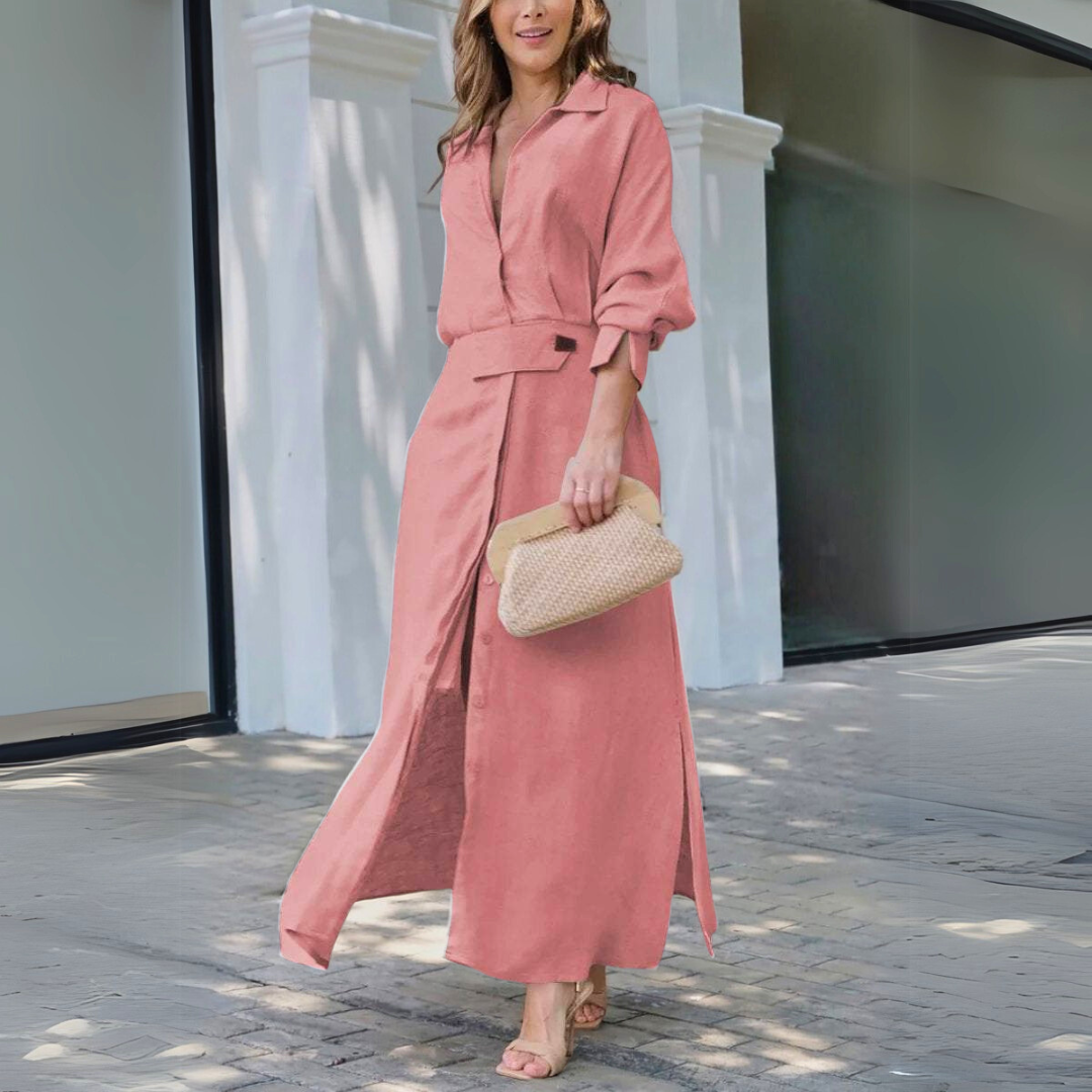Women’s Dress | Button-Front Maxi