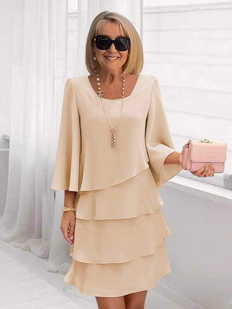 Eve | Elegant Tiered Dress