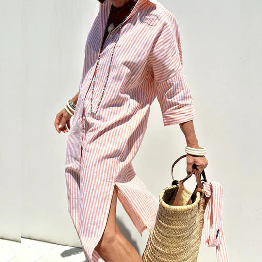 Sherry | Women's Button-Down Midi Dress