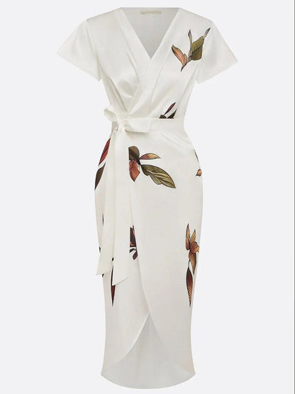 Women’s Dress | Elegant Wrap with Adjustable Waist