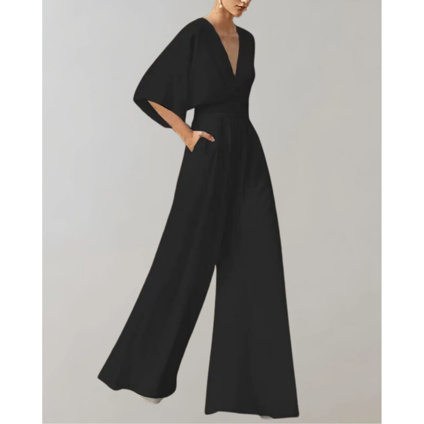 Azeneth | Fitted Soft Fabric Jumpsuit for Women