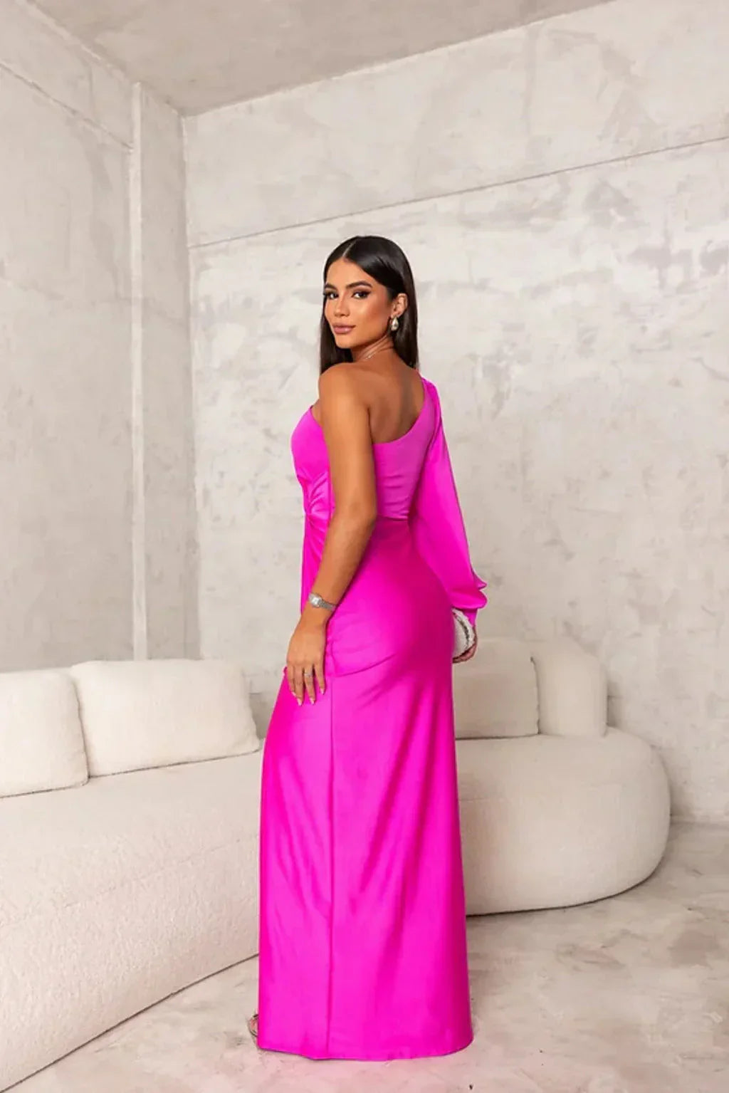 Odette - Elegant Maxi Dress with Split for Women