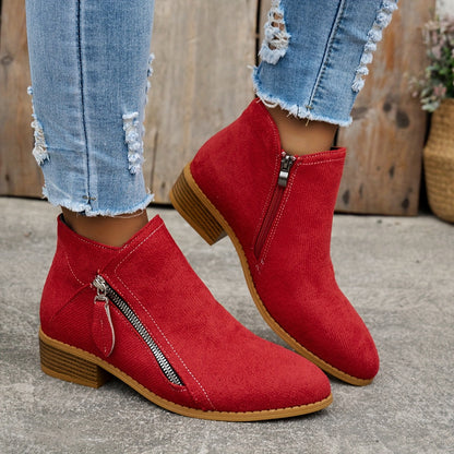 Joanna | Elegant Comfortable Zipper Shoes