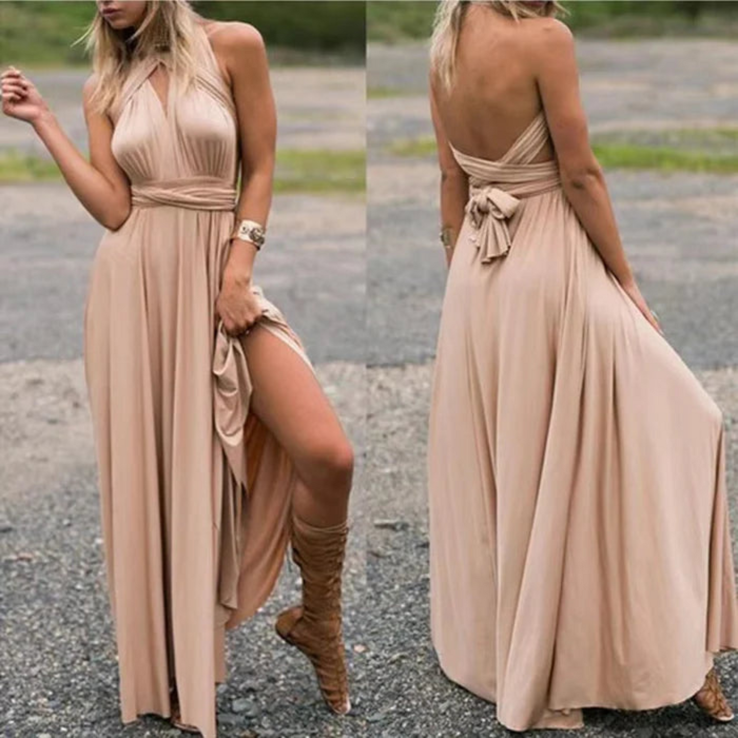 Eléa | Long backless dress for women