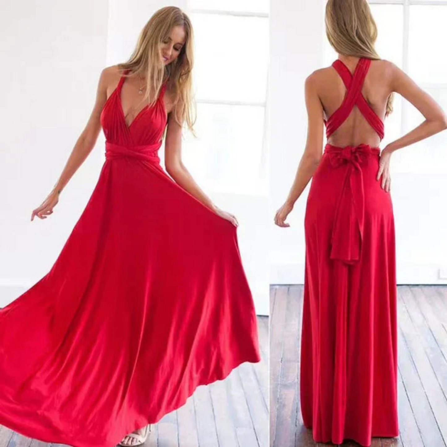 Eléa | Long backless dress for women