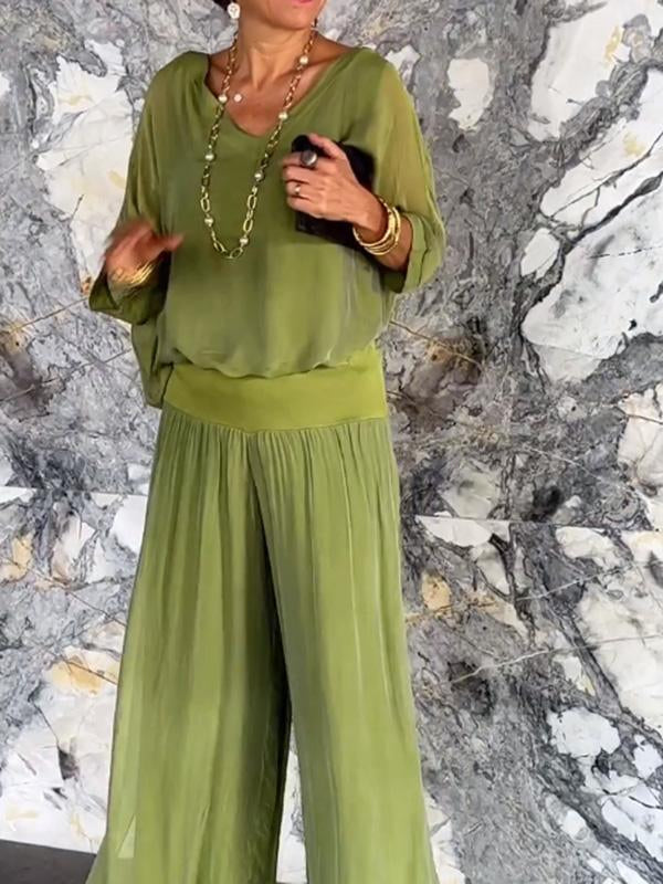 Edith V-Neck Maxi Dress