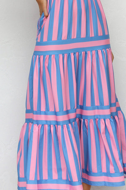 Tusha™ | Colorful Strappy Dress for Summer