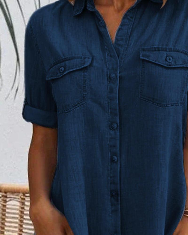 Jennifer™ | Lightweight Denim-look Dress