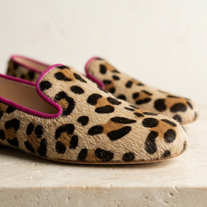 CHIC ANIMAL PRINT BALLET FLATS