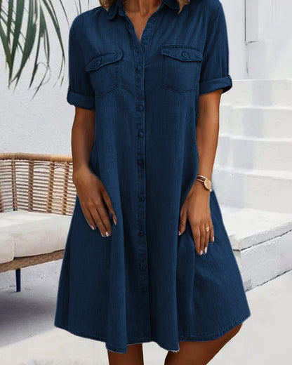 Jennifer™ | Lightweight Denim-look Dress