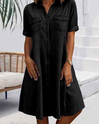 Jennifer™ | Lightweight Denim-look Dress