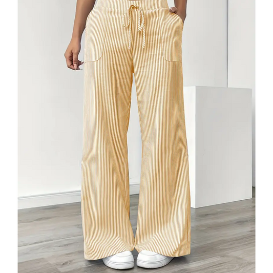 Amber™ | Striped Pant With Pockets