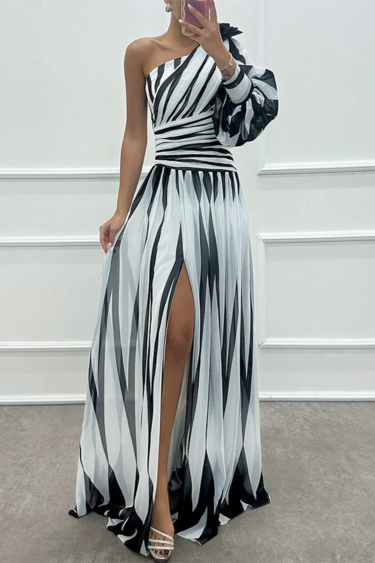 Women's Dress | Asymmetrical Sleeve