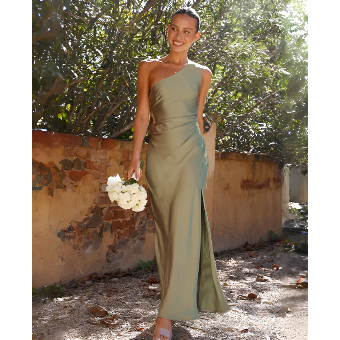 Jocelynn | Elegant Asymmetrical Long Dress for Women