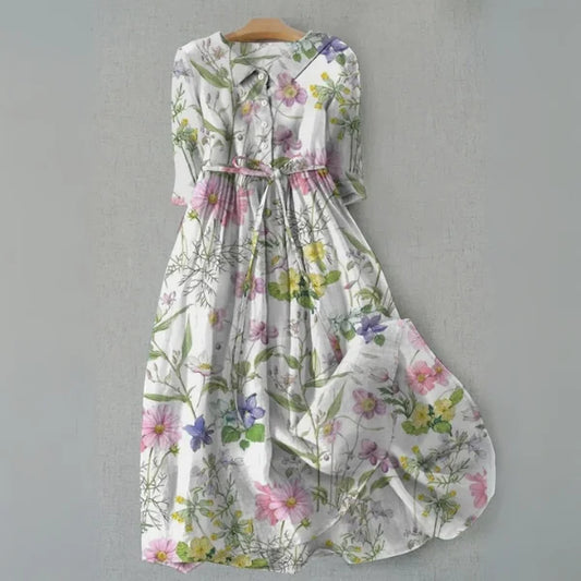 Pamela | Floral Summer Trapeze Dress