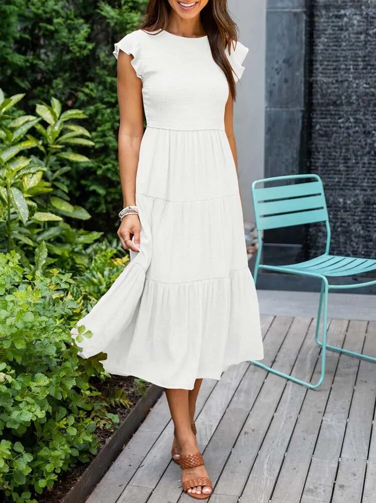 Lisette | Women's Tummy Control Draped Elegant Dress
