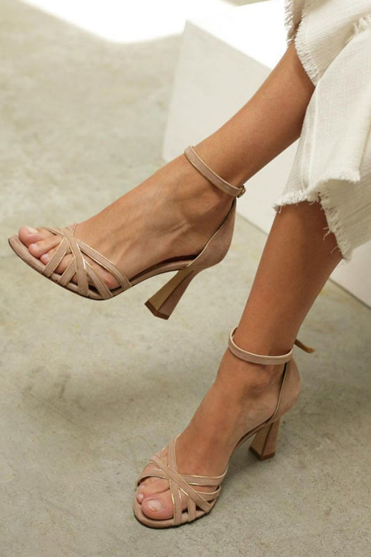 Women’s Heels | Patchwork Peep Open Toe