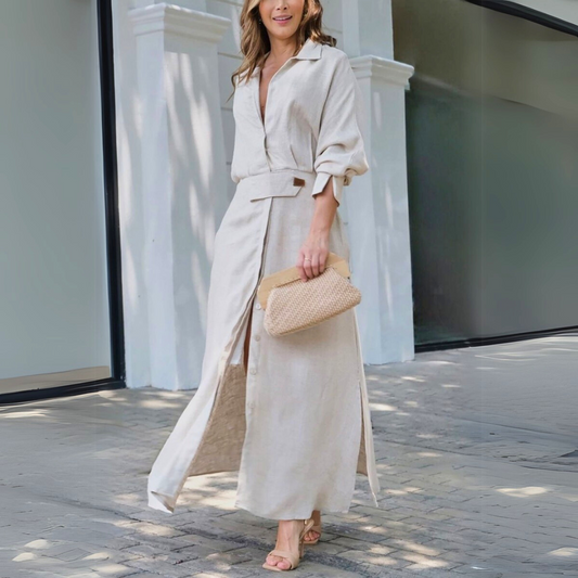 Women’s Dress | Button-Front Maxi