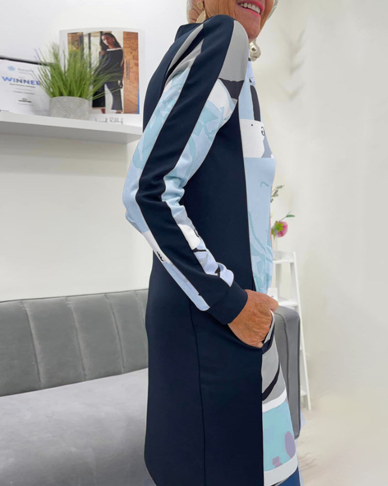 Women's Fitted Dress – With Zipper, Suitable for Spring and Summer