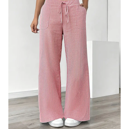 Amber™ | Striped Pant With Pockets