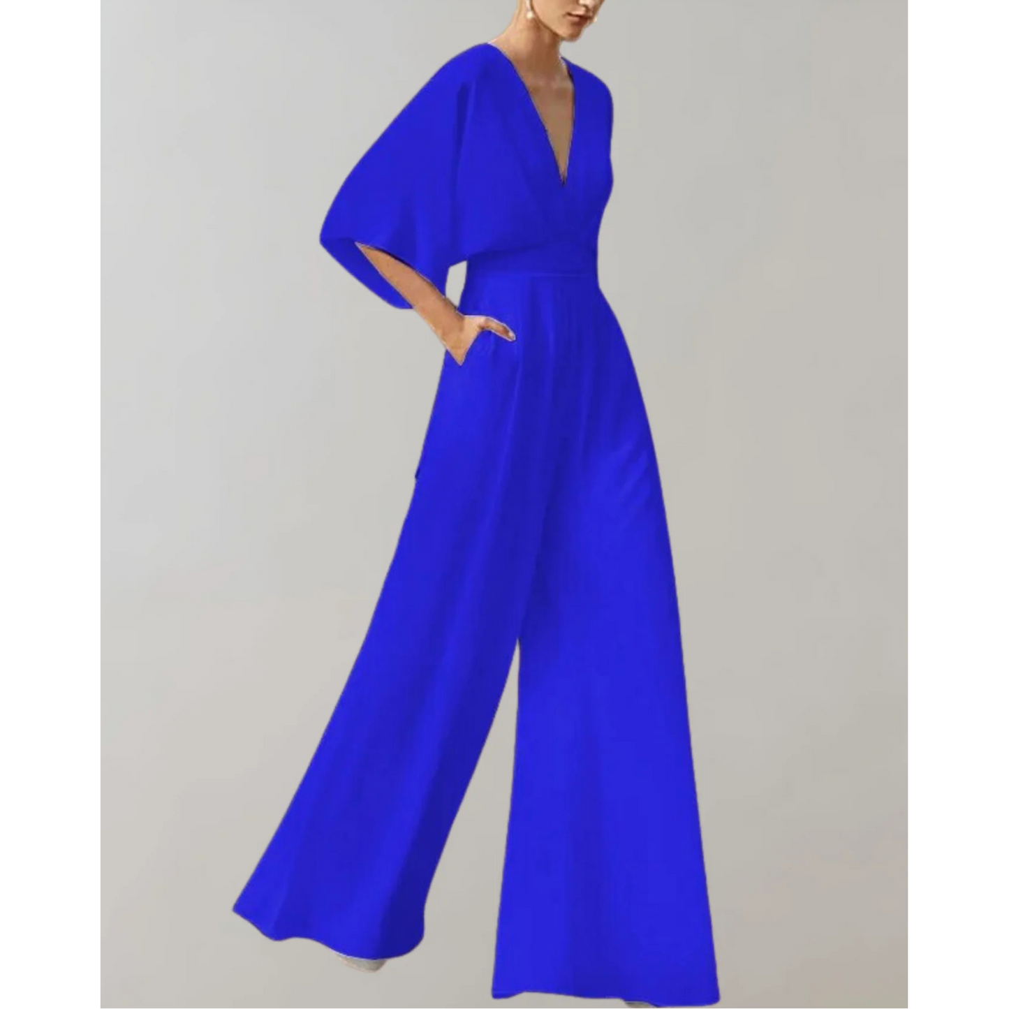 Azeneth | Fitted Soft Fabric Jumpsuit for Women