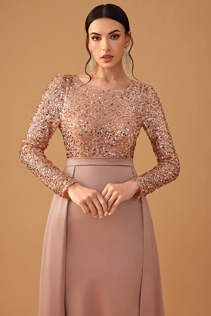 Celina | Draped Sequin Evening Dress for Women