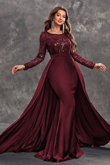 Celina | Draped Sequin Evening Dress for Women