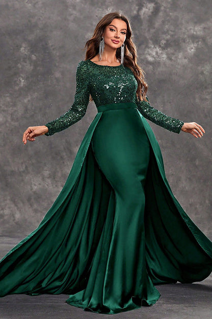 Celina | Draped Sequin Evening Dress for Women
