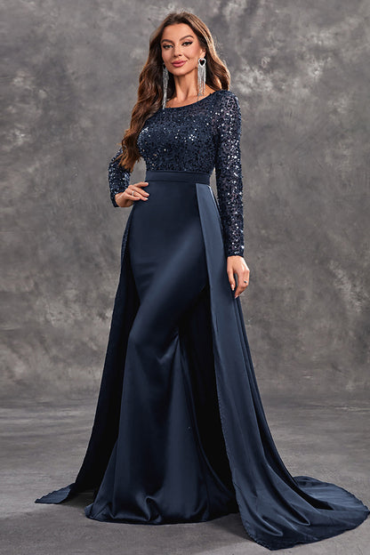 Celina | Draped Sequin Evening Dress for Women