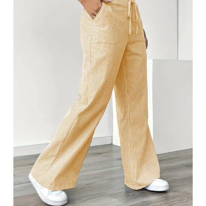 Amber™ | Striped Pant With Pockets