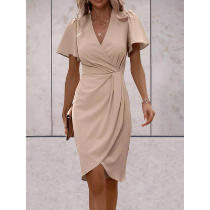 Evelina – Elegant Wrap Dress for Festive & Chic Occasions