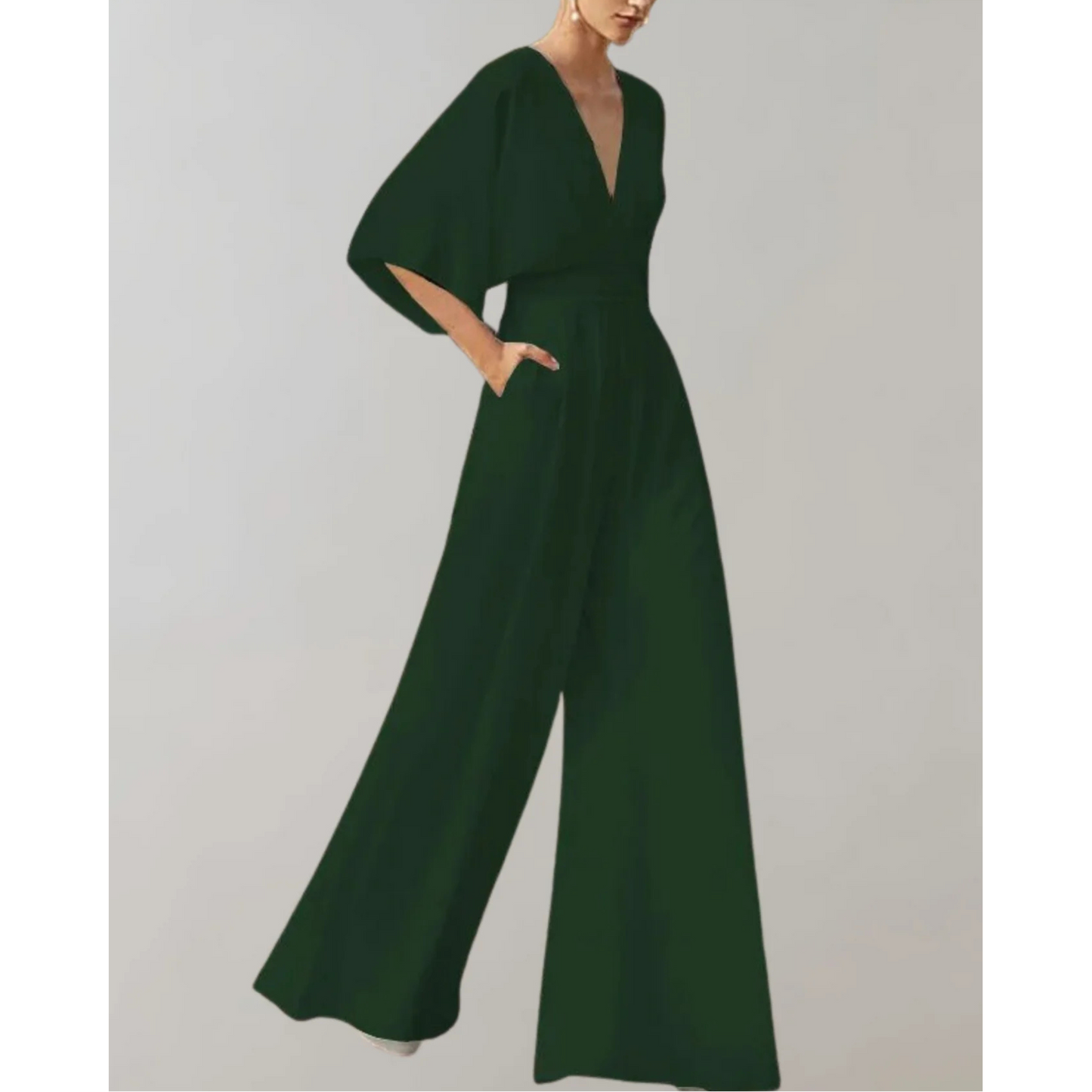 Azeneth | Fitted Soft Fabric Jumpsuit for Women