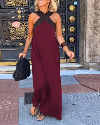 Aimee™ | Breathable Comfortable Crossed Maxi Dress