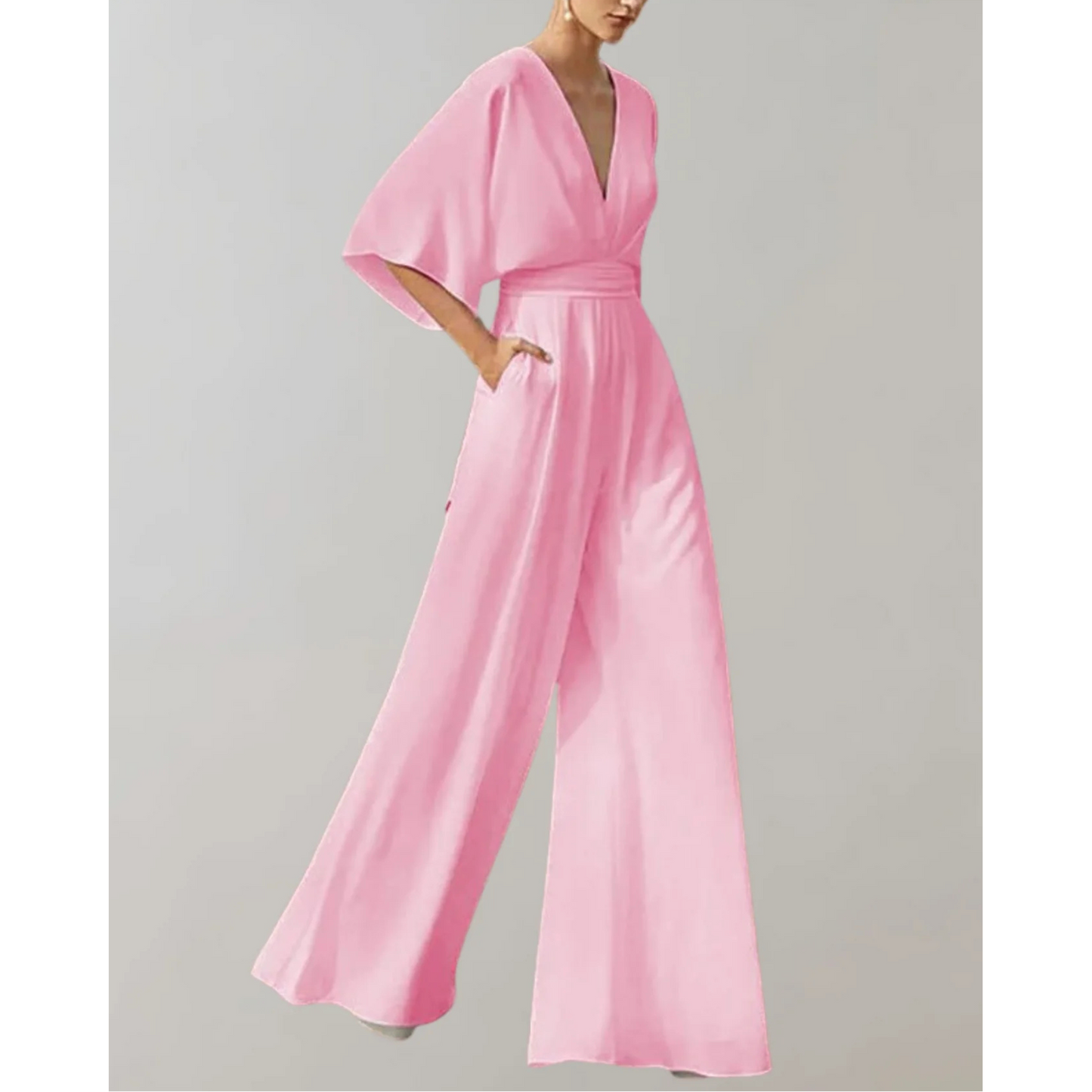 Azeneth | Fitted Soft Fabric Jumpsuit for Women