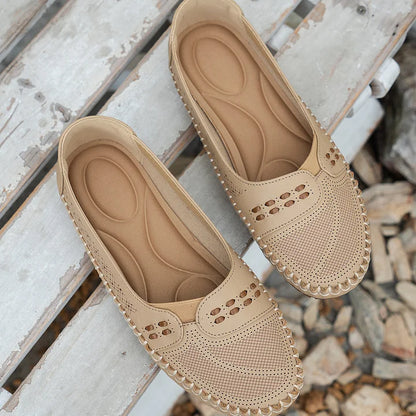 Loafers for Women | Flat Slip-On with Rounded Toe