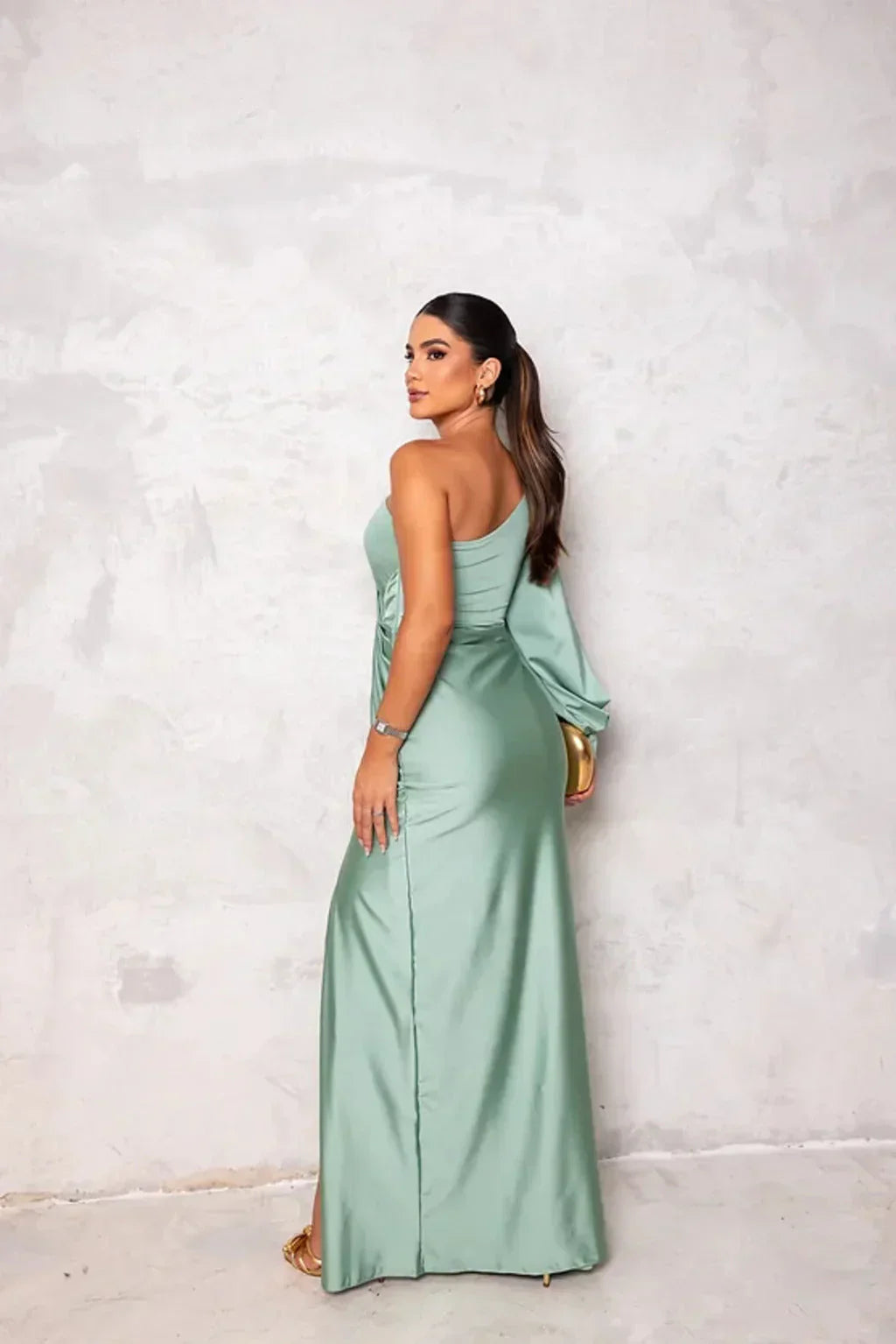 Odette - Elegant Maxi Dress with Split for Women