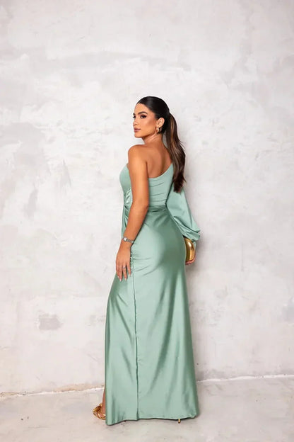Odette - Elegant Maxi Dress with Split for Women
