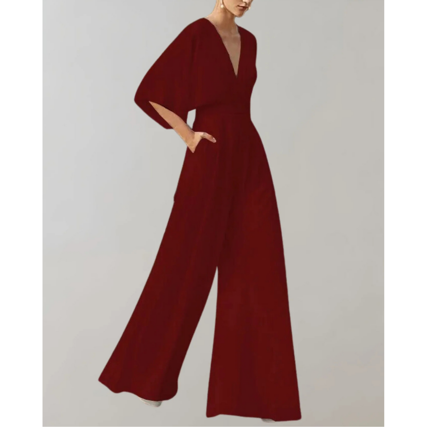 Azeneth | Fitted Soft Fabric Jumpsuit for Women