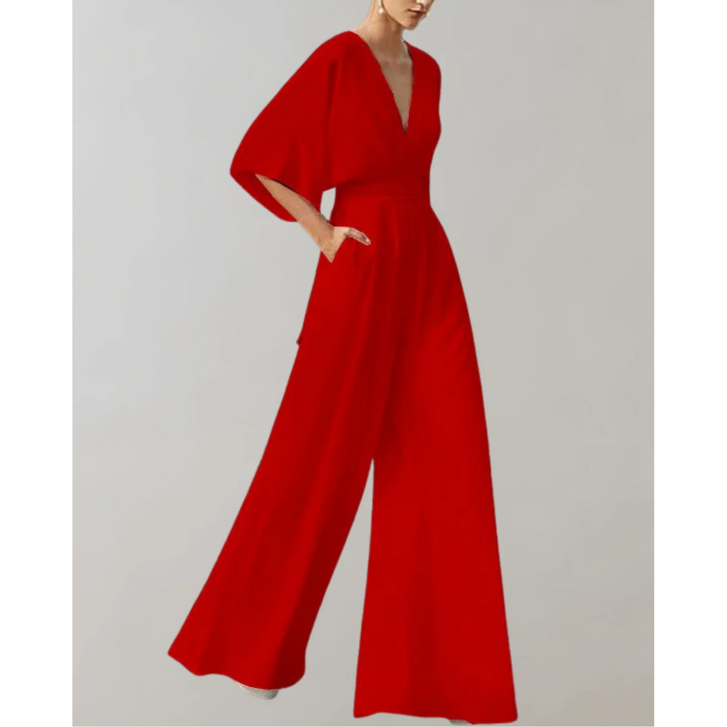 Azeneth | Fitted Soft Fabric Jumpsuit for Women