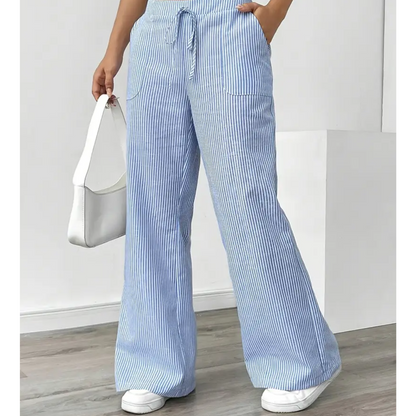 Amber™ | Striped Pant With Pockets
