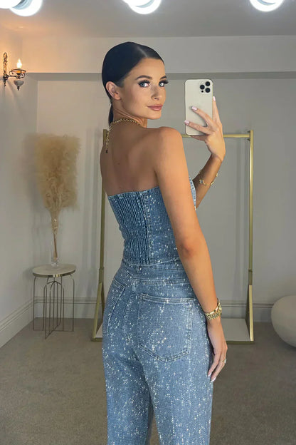 Lieve - Elegant Strapless Matching Set