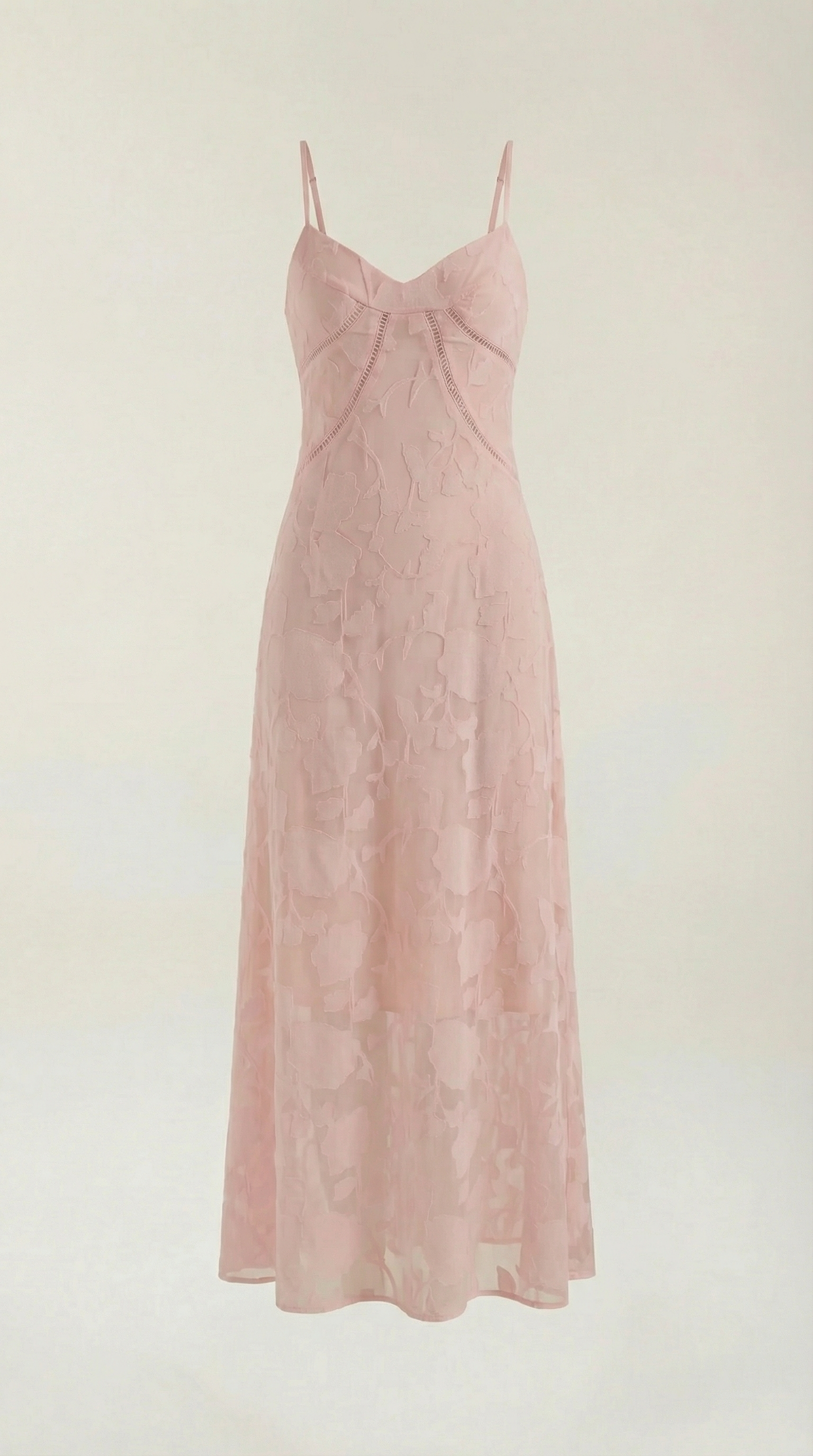 Arabelle Lace Maxi Dress — Women’s Floral Jacquard Sweetheart Strap Elegant Bridal Evening Gown