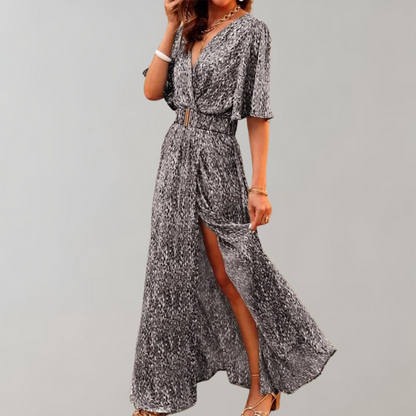 Laurette | Women's Summer Dress with V-Neck
