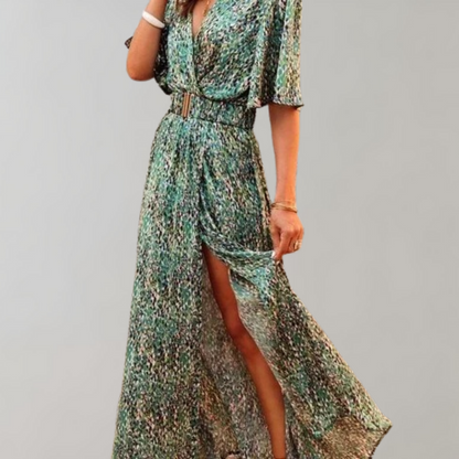 Laurette | Women's Summer Dress with V-Neck