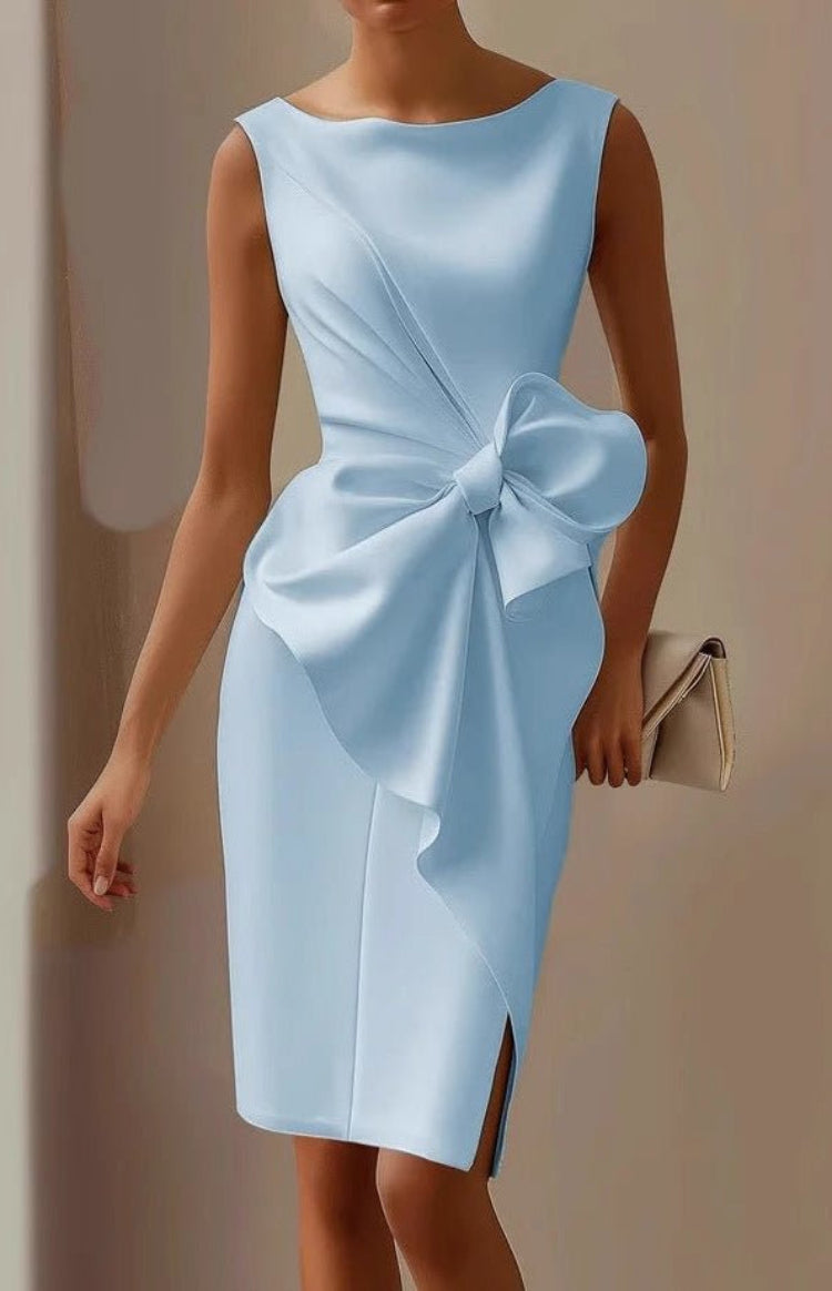 Women’s A-Line Dress – Sleeveless, Suitable for Festive Occasions