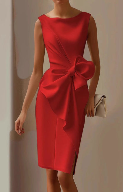 Women’s A-Line Dress – Sleeveless, Suitable for Festive Occasions