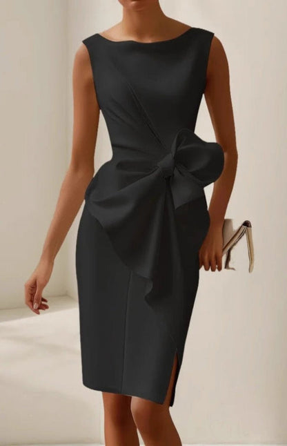 Women’s A-Line Dress – Sleeveless, Suitable for Festive Occasions