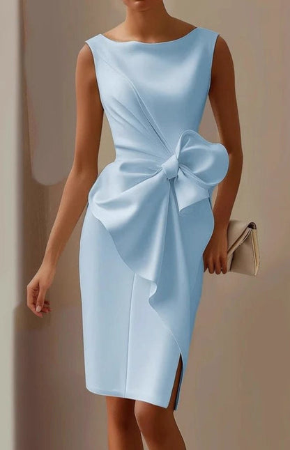 Women’s A-Line Dress – Sleeveless, Suitable for Festive Occasions