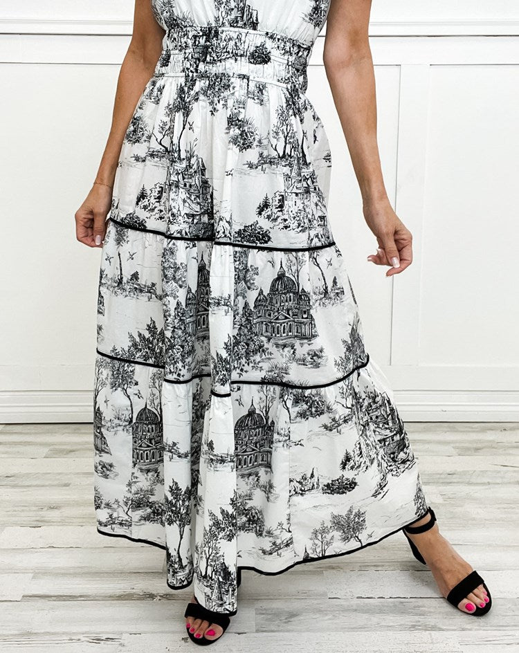 Ladies A-Line Maxi Dress – Suitable for Spring and Summer, With Zipper and No Closure