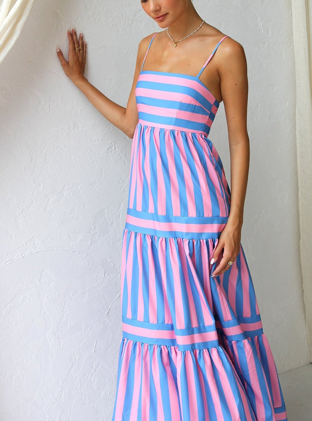 Tusha™ | Colorful Strappy Dress for Summer